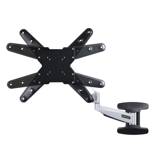 StarTech.com VESA TV Wall Mount, Adjustable Full Motion Mount For 23"-55" Displays, Slim Wall Mount TV Bracket Supports 66lb (30kg), Extendable/Tilting/Swivel Monitor Wall Mount