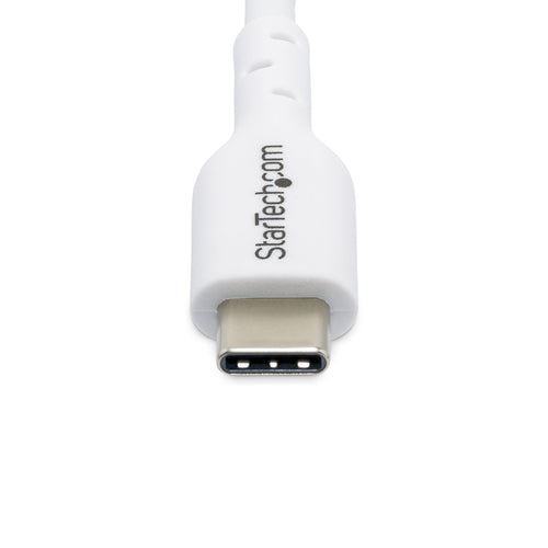 StarTech.com 6.6ft (2m) USB-C Charging Cable, Charge & Sync, 60W (3A) PD, USB 2.0 Laptop Charger Cable - White USB C Charging Cord
