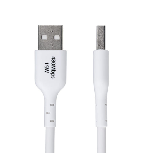 StarTech.com 3m (9.8ft) USB-A to USB-C Charging Cable, Charge & Sync, 3A, USB 2.0, TPE Jacket - White USB Charging Cord