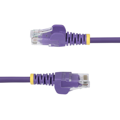 STARTECH.COM.com 10m Purple Slim CAT6 Ethernet Cable, Snagless, 28AWG, LSZH, LTW