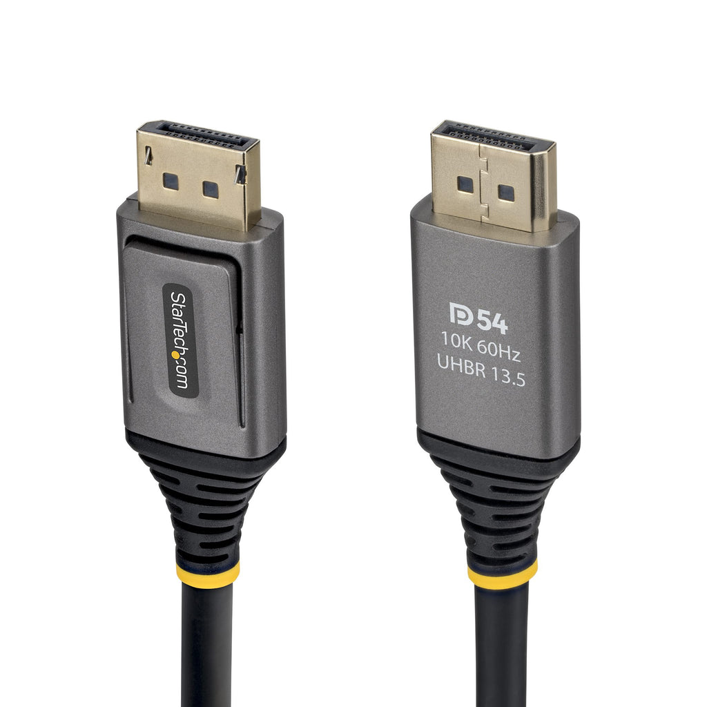 StarTech.com 2m DisplayPort 2.1 Cable, VESA Certified DP54 DisplayPort Cable, Uncompressed 8K 60Hz, 10K 60Hz/8K 144Hz/4K 240Hz w/DSC 1.2a, DP 2.1 Monitor Cord