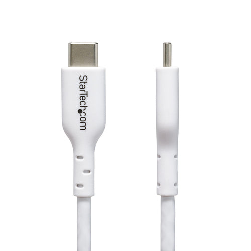 StarTech.com 3ft (1m) USB-C Charging Cable, Charge & Sync, 60W (3A) PD, USB 2.0 Laptop Charger Cable - White USB C Charging Cord
