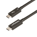 1.6ft Thunderbolt 4 Cable - 40Gbps - 100W PD - 4K/8K Video - Intel-Certified Thunderbolt Cable - Compatible w/USB 4/Thunderbolt 3/USB 3.2/USB Type-C/DisplayPort