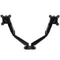 StarTech.com Desk Mount Dual Monitor Arm with USB & Audio, Desk Clamp VESA Mount for up to 32" (17.6lb/8kg) Displays, Ergonomic Full Motion Dual Monitor Arm - Black