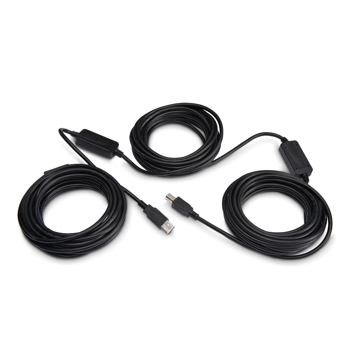 StarTech.com 50ft (15m) Active USB 2.0 A to B Cable, Long USB Printer Cable, 1x USB-A (M), 1x USB-B (M) - Black