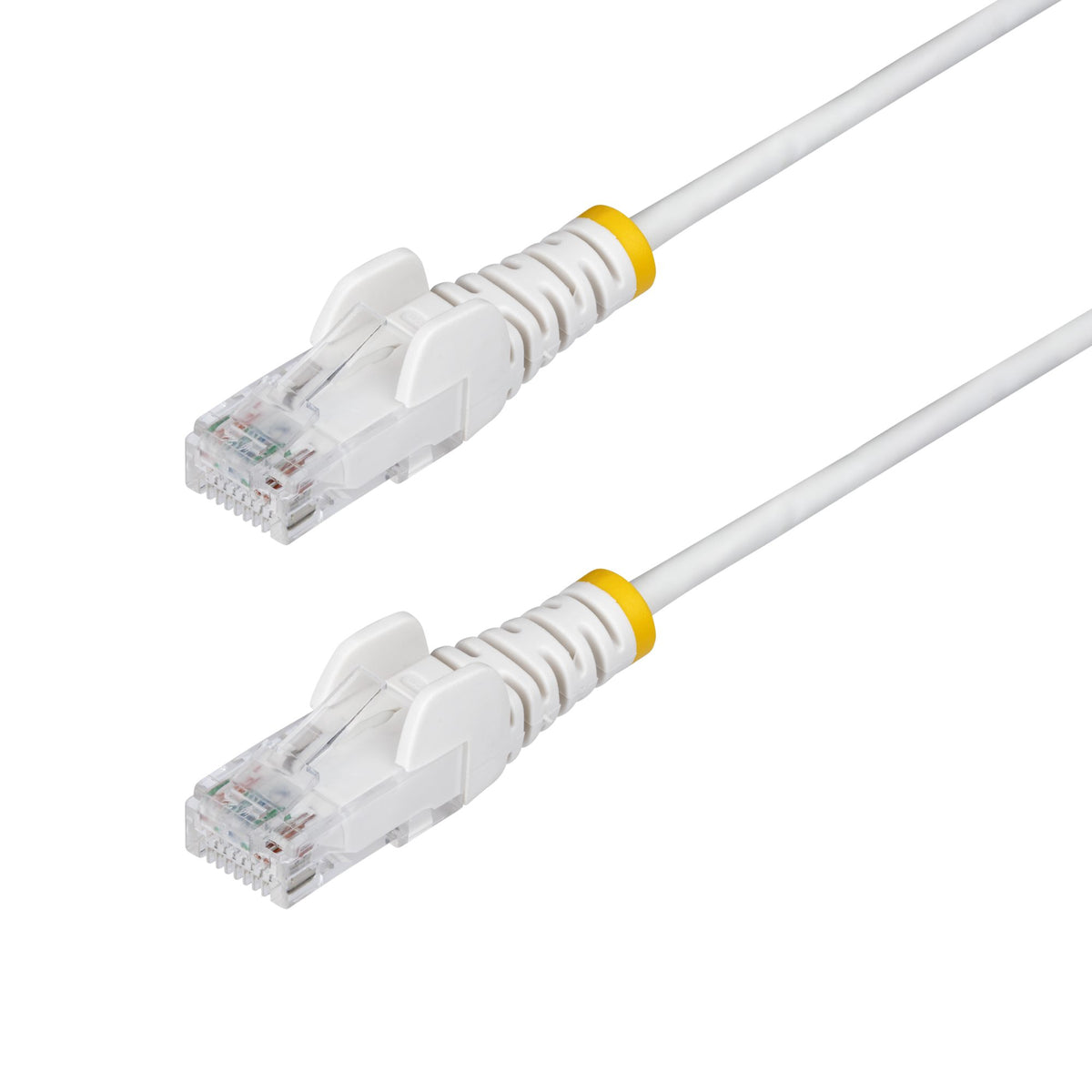 STARTECH.COM.com 2m White Slim CAT6 Ethernet Cable, Snagless, 28AWG, LSZH, LTW