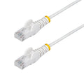 STARTECH.COM.com 3m White Slim CAT6 Ethernet Cable, Snagless, 28AWG, LSZH, LTW