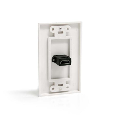 StarTech.com Single Outlet Female HDMI Wall Plate White