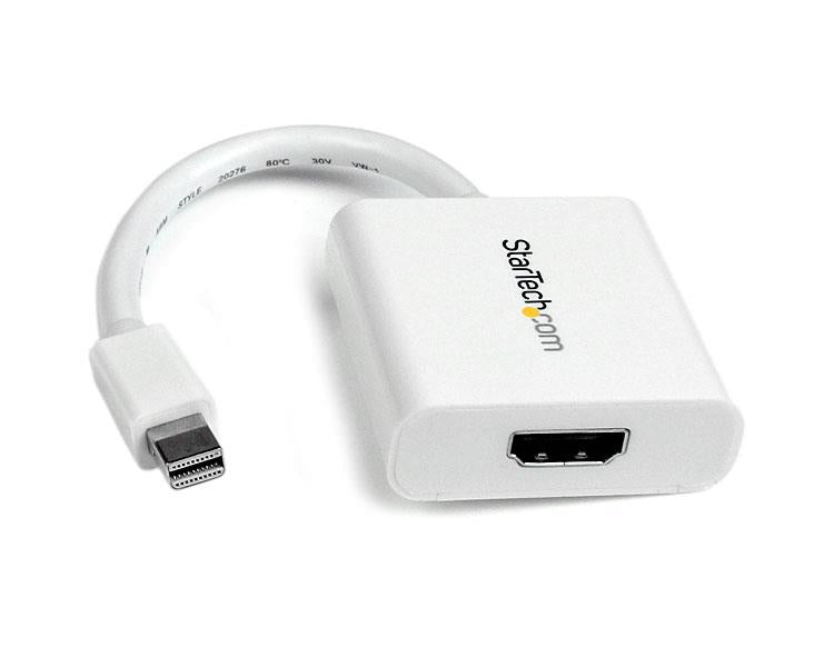 STARTECH.COM mDP TO HDMI ADAPTER, WHITE, 3YR