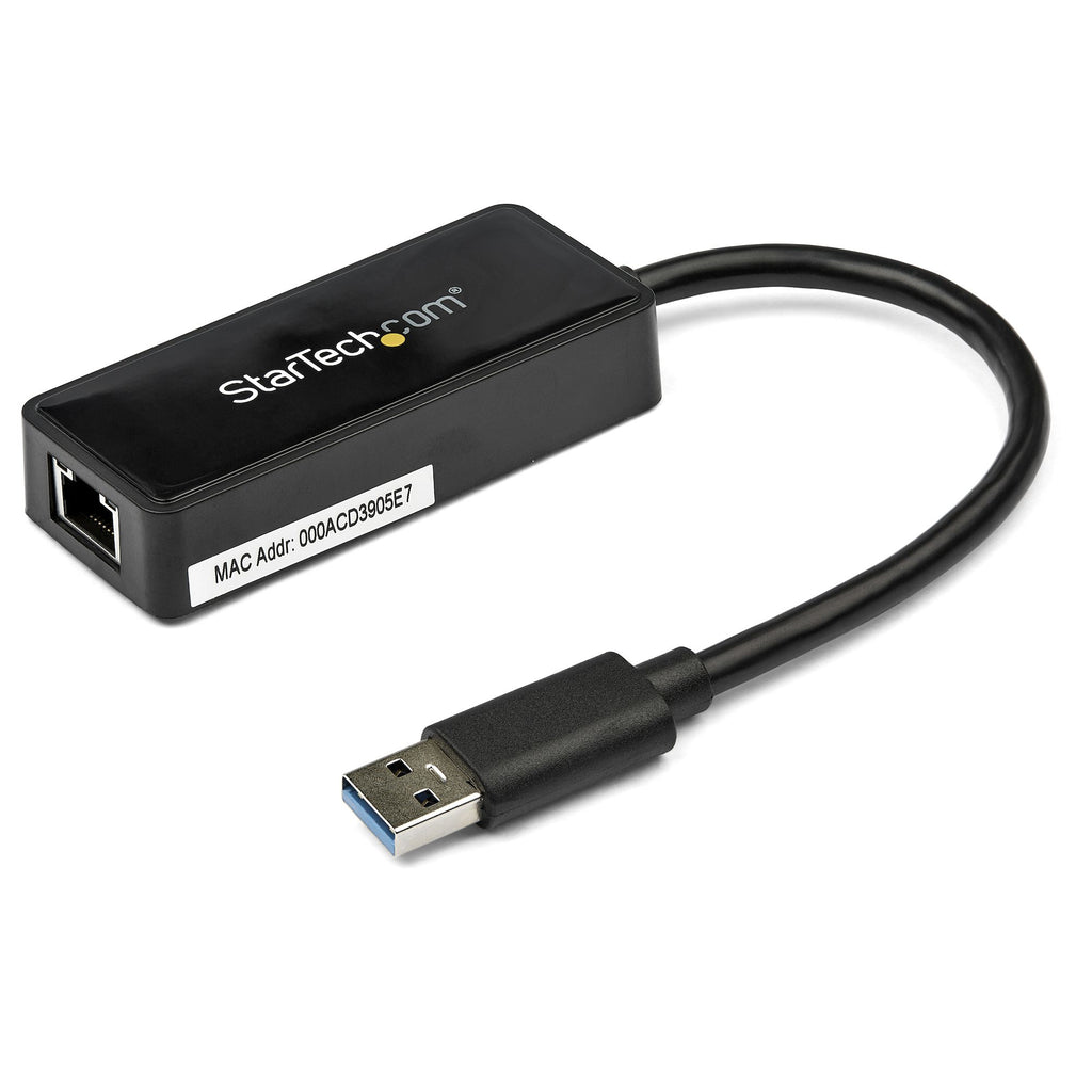 STARTECH USB 3.0 TO GbE NIC NETWORK ADAPTER W/USB PORT 2YR
