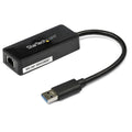 STARTECH USB 3.0 TO GbE NIC NETWORK ADAPTER W/USB PORT 2YR