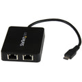 STARTECH USB-C TO DUAL GbE ADAPTER, USB 3.0(1), BLACK, 2YR