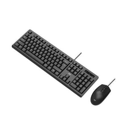 Fantech GO KM101 Office Silent Wired Keyboard and Mouse Combo, 1 Year warranty