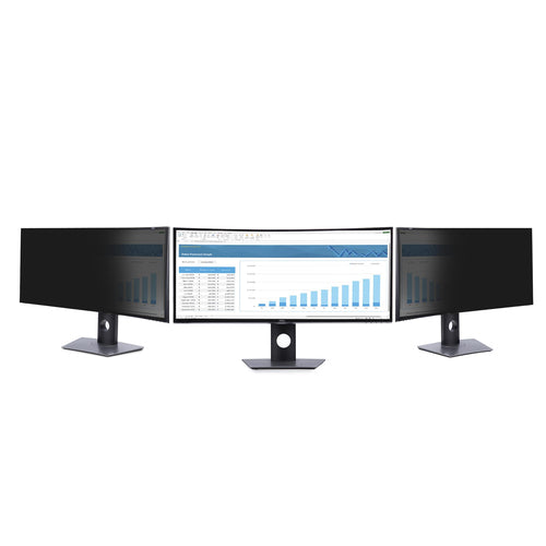 StarTech.com Privacy Screen For Dell U3824DW Curved Ultrawide 21:9 Monitor, Double-Sided Filter Matte/Glossy, Computer Monitor Screen Protector, TAA-Compliant