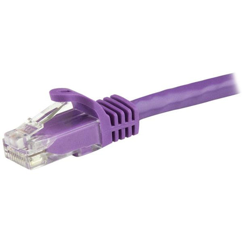 STARTECH.COM 1.5M CAT6 CABLE, RJ45 PATCH CORD, SNAGLESS, 650MHz 100W, PURPLE, LTW