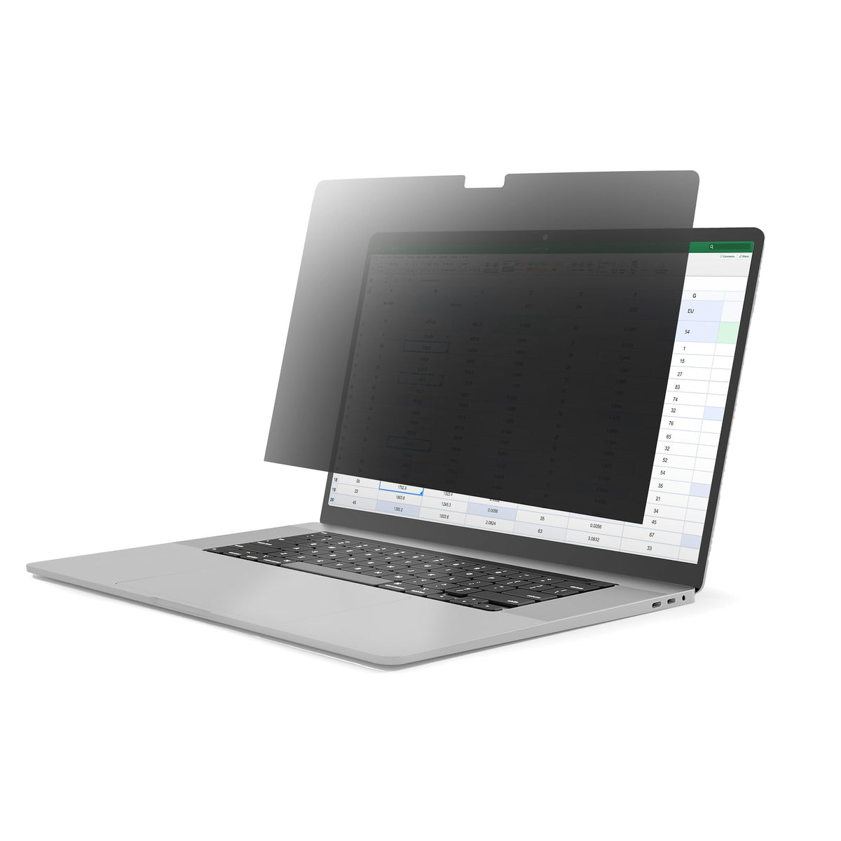 StarTech.com 16-inch MacBook Pro M1 M2 M3 M4 Flip-Over Laptop Privacy Screen, Blue Light Screen Protector, Double-Sided Anti-Glare Matte or Glossy, Laptop Privacy Filter