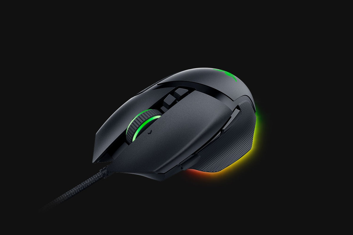 Razer RZ01-05230100-R3M1, Basilisk V3 35K Ergonomic Gaming Mouse, DPI: 35,000, Buttons: 11 Programmable, HyperScroll 4-Way Tilt Wheel, Wired, Chroma RGB Lighting, Optical Switches Gen-3, Weight: 101g, 2 Year Warranty.