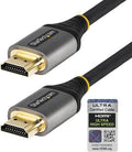 StarTech 1m HDMI 2.1 Cable, 48Gbps, 8K 60Hz, 4K 120Hz, HDR10+, eARC, Dolby Vision, Ultra High Speed Certified, TPE Jacket, 1Year Warranty